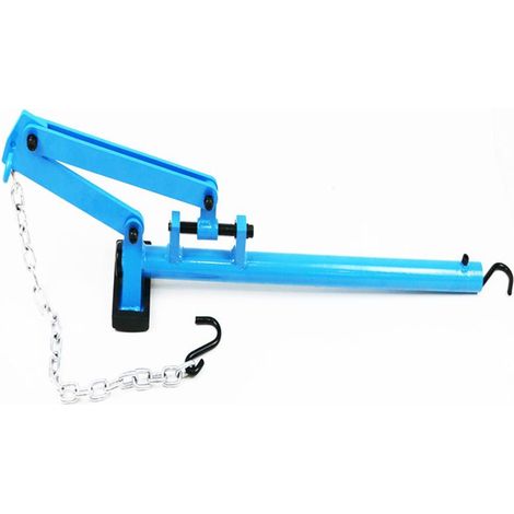Outil bras de suspension avec chaîne réglable, barre levier automobile en acier au carbone, extracteur de bras de suspension pour train avant et moyeu de roue (1/5)