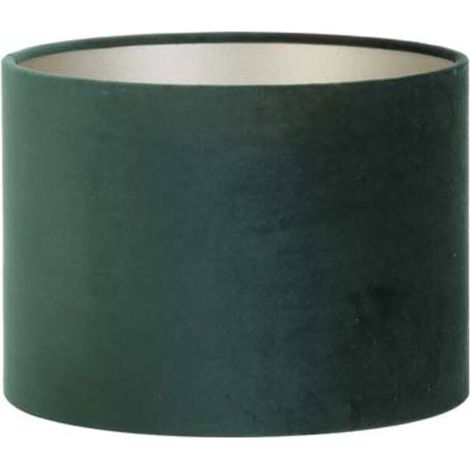 Light & Living - abat-jour - Velours - vert - textile - Ø 25cm - (1/4)