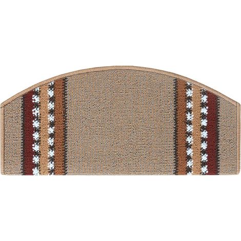 Tapis Adhésive Antidérapant Couverture de Marche De Échelle Vintage - Beige