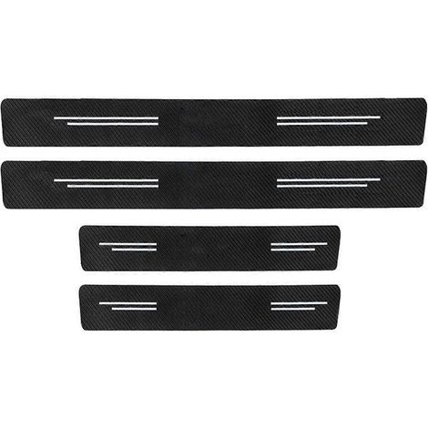 Autocollants de seuil de porte avec un joli motif de dessin animé, auto-adhésifs, résistants aux rayures, accessoires auto