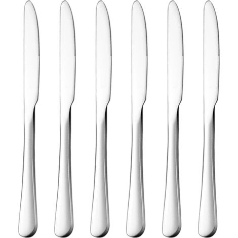 Couteau De Table - Acier Inoxydable 16 Pièces - Pour Steak Viande Poisson Pâtisserie - Ensemble De Couverts À Manger - 16 Pièces (1/5)