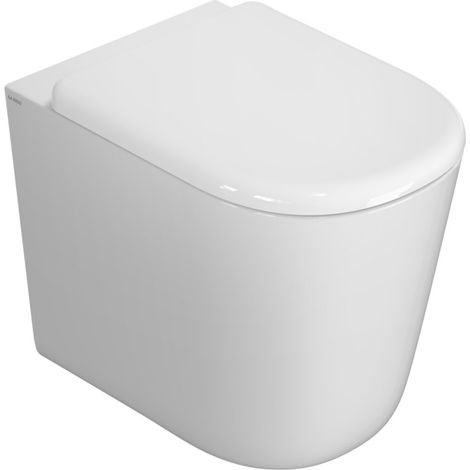 Vaso a terra CLEANSTORM® in ceramica 54x36 cm Globo Lalita LT001BI Bianco - Ceramica - Standard (1/4)