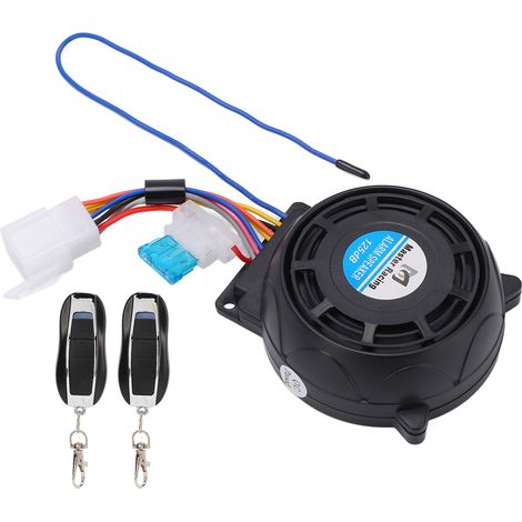 Alarme moto longue portée, utilisation sûre, réglable, multifonctionnelle, haute sensibilité, protection antivol. (1/5)