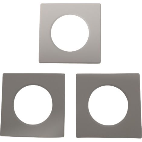3 Pezzi Coperchi Quadrati Bianco Per Faretti Led FP8705W (1/3)