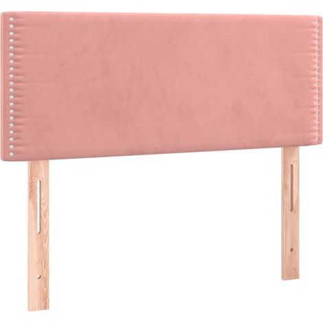 Tête de lit Rose 100x5x78/88 cm Velours (1/5)
