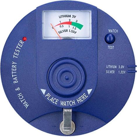 Testeur de mouvement à quartz, testeur d'impulsions de pile pour montre de type circulaire et analyseur de piles boutons 1,5 V et 3 V (1/5)