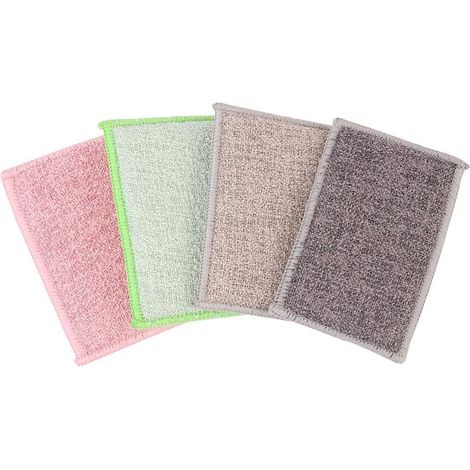 Waschbare Mikrofaserschwämme 5+1 gratis – ultra-saugfähig und kratzfrei – umweltfreundlich – geeignet für Küche, Bad und das ganze Haus