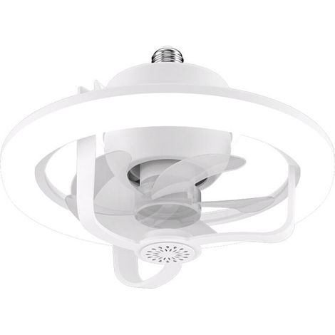 Ventilateur de Plafond avec Lumière 50W Silencieux, avec Télécommande, Réglage luminosité & température couleur, Minuterie, Adapté Cuisine, Chambre, Salon