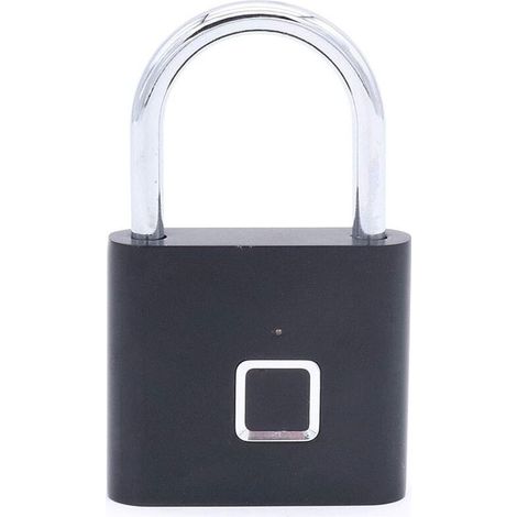 Cadenas à empreintes digitales, serrure de sécurité intelligente sans clé, détection des doigts, serrure antivol biométrique, valise de bagages, casier de gym, porte de maison, sac à dos (1/4)