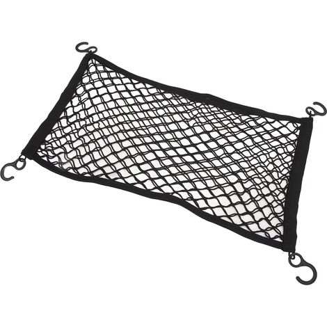 Filet élastique de fixation pour chariot de randonnée, crochets en latex résistants, sangle en caoutchouc extensible, double couche pour équipement extérieur (1/5)