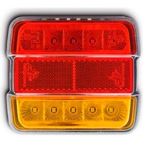 Feu Arrière Led Carré 12v Multifonction 5 En 1 - Goodyear
