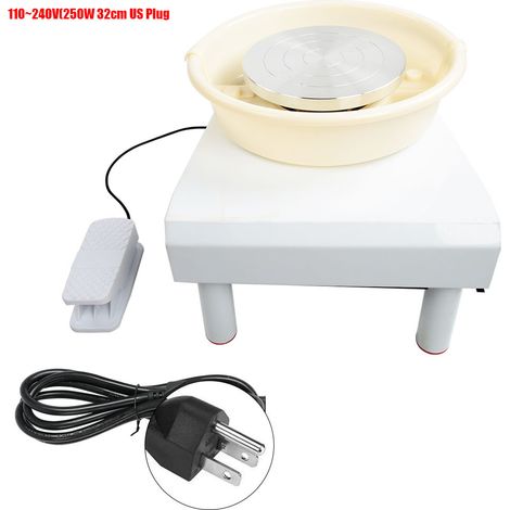 Tondeuse électrique sans balai 3 pieds, céramique, silencieuse, 110240V (250W 32cm prise US) (1/5)