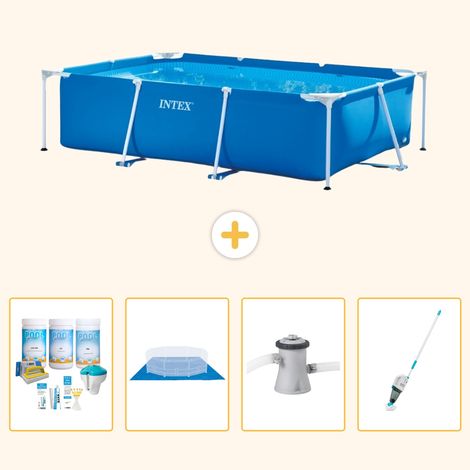 Intex Piscine Tubulaire Rectangulaire - 260x160x65 cm - 5-pièces S20829 (1/5)