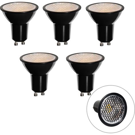 Set mit 5 GU10 3-Stufen-Dimmbaren LED-Lampen 50mm Honey Rate 6W 400 lm 3000K