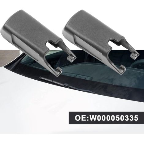 W000050335 Set di 2 cappucci di ricambio per bracci tergicristallo per Mercedes Benz Classe ABCE W176 W246 W205 W213 (1/4)