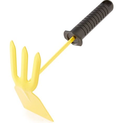 CENTRALE BRICO Binette langue et fourche acier manche plastique L.11.5 cm
