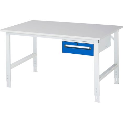 Rau Arbeitstisch Tom höhenverstellbar KM02, B1500xT1000xH760-1080mm, M-Platte-22mm (1/3)