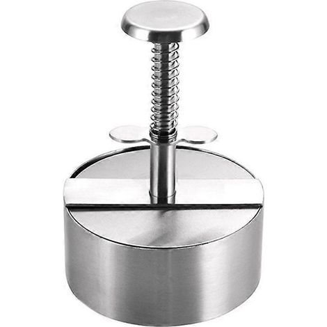 Presse à viande hachée en acier inoxydable pour hamburgers, pour des galettes parfaites et faciles à préparer (l) (1/5)