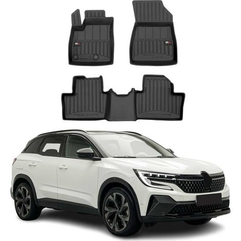 OMAC Tapis de Sol pour Renault Austral RHN 2022-2025 3 pièces en Caoutchouc TPE