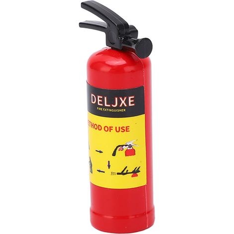 Extincteur miniature réaliste et léger pour voiture télécommandée - Accessoire rouge (1/5)