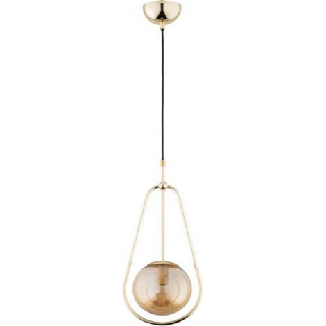 Lampada a sospensione EL-DORADO sfera oro E14 Alfa