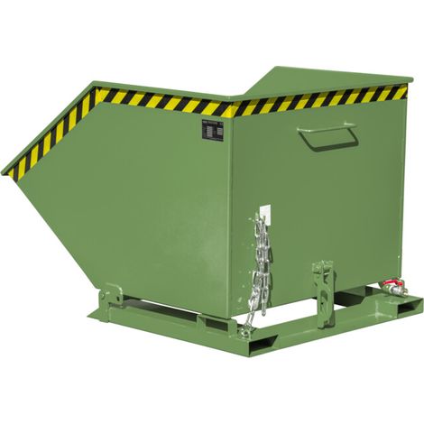 Bauer Südlohn Benne basculante à copeaux SKK 1000, laquée, vert réséda (1/2)