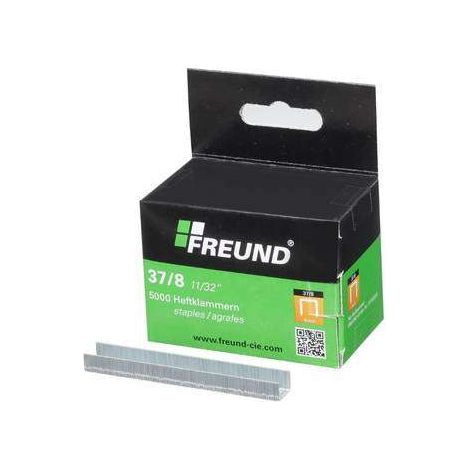 FREUND Heftklammern 37/8, Paket à 5000 Stück 01760008