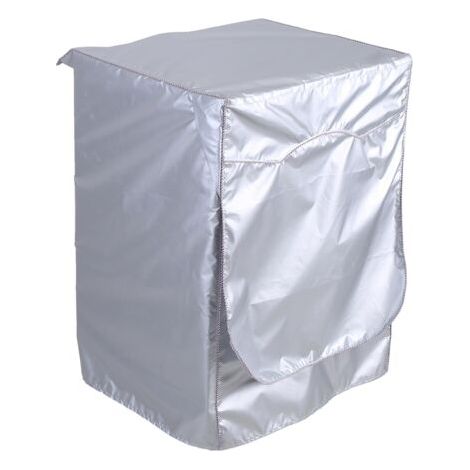 BUNTHAUS Couverture argentée pour Machine à laver, Protection solaire imperméable pour lave-linge à chargement frontal, manteau de Protection pour sèche-linge (1/5)
