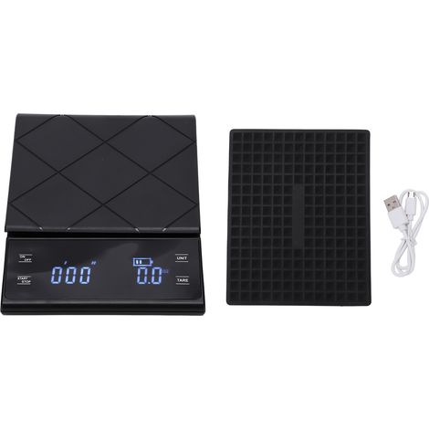Balance électronique EK6012 avec indicateur de batterie rechargeable et affichage LED  balance électronique professionnelle pour cuisines et bars (1/5)