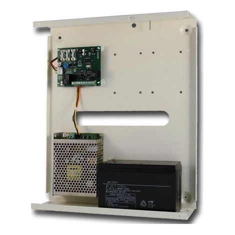 AS500/RPT - Alimentatore supplementare con ripetitore di segnale BUS e scheda di espansione EP508 integrata. Compatibile con centrali MP500.