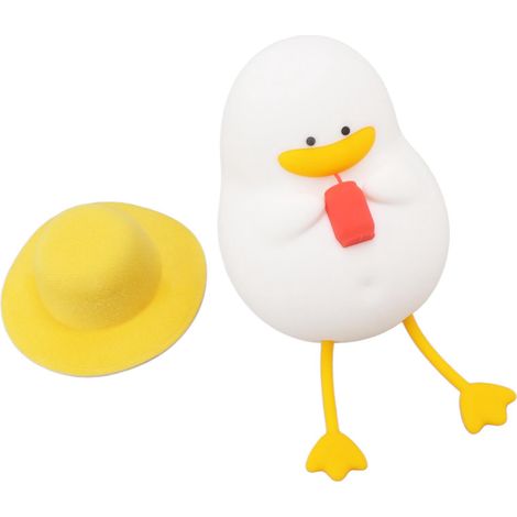 Veilleuse canard mignonne, lumière chaude, RGB, rechargeable par USB, en silicone, douce pour les yeux, idéale pour les enfants. (1/5)