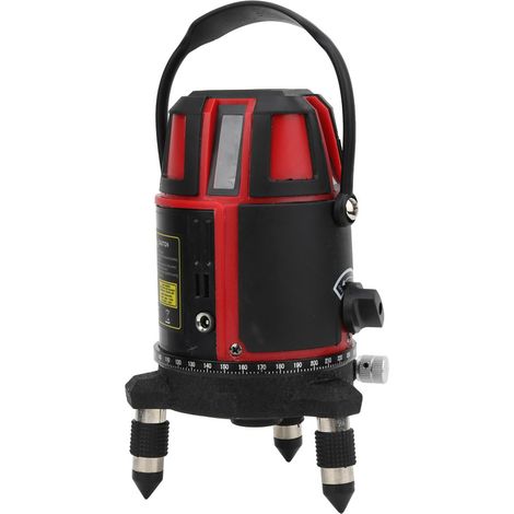 Automatisches 5-Linien-Infrarot-Laser-Nivelliergerät, EU-Stecker 110–240 V (1/5)