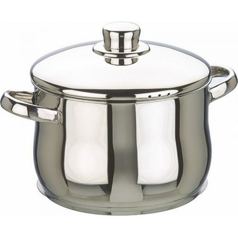 Pentola in acciaio inox con coperchio 24cm oslo 662224 ibili
