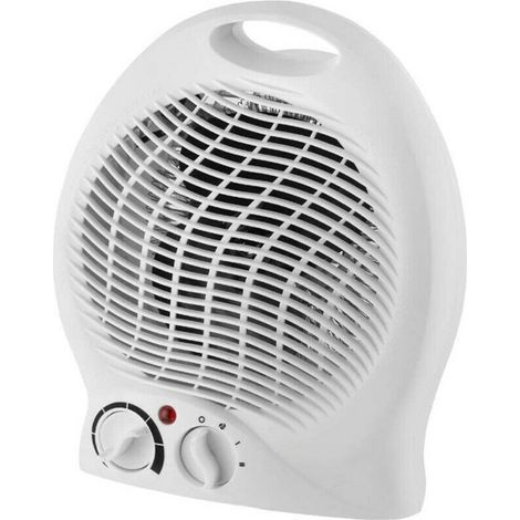 Calefactor con ventilador, termostato regulable, 3 modos de funcionamiento, funcionamiento silencioso, adecuado para una superficie de 15 metros cuadrados. (1/4)