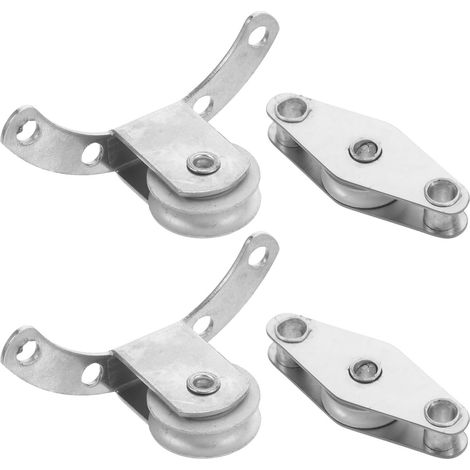 Kit de 4 Pièces de Poulie INOX en Acier Inoxydable pour Parasol de Terrasse, Accessoire Extérieur Résistant à l'usure Mouvement Fluide (1/5)