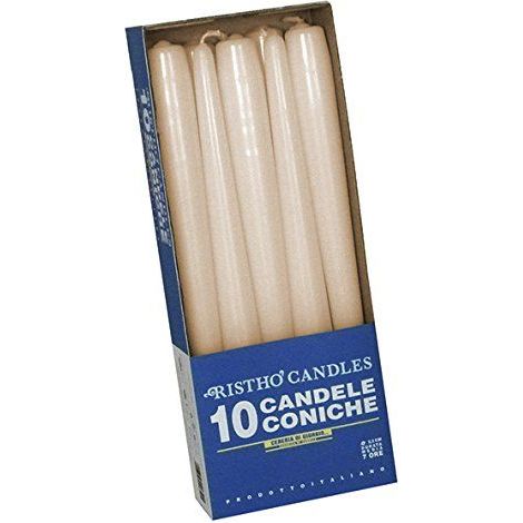 Cereria de Giorgio risth bougies coniques pour bougeoir, cire, Blush, 2,2x 25cm