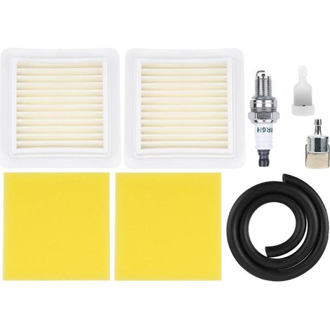 Set di 2 filtri aria A226002030 + prefiltro A226002040, con filtro carburante per candela (1/4)