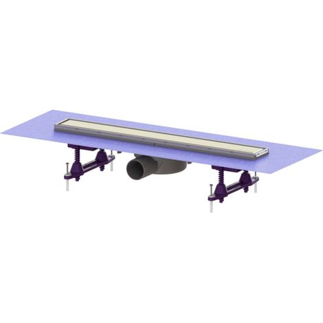 Kessel AG KESSEL-Duschrinne Linearis Compact L: 550, mit befestigter Dichtmanschette 45600.61M (1/2)