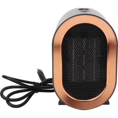 Chauffage électrique compact 1200W, ventilateur PTC économe en énergie pour bureau, domicile, chambre étudiante, prise UE 220V, vert (1/5)