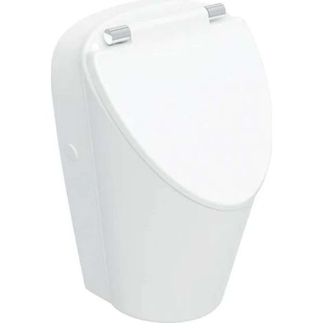 Geberit Selnova - Urinario con tapa SoftClose, entrada de agua trasera, Rimfree, blanco 503.115.00.1 (1/2)