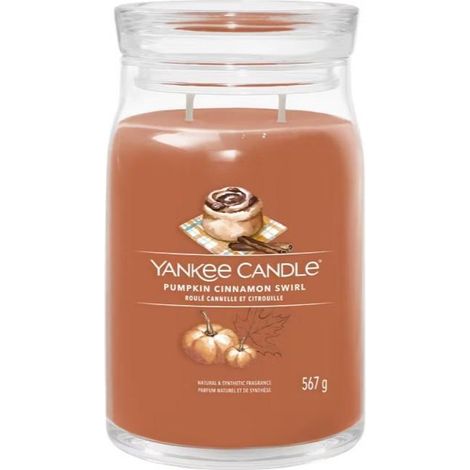 YANKEE CANDLE, GRAND JARA SIGNATIRE PUMPKIN CINNAMON TOURBILLON 1759265E (1/3)