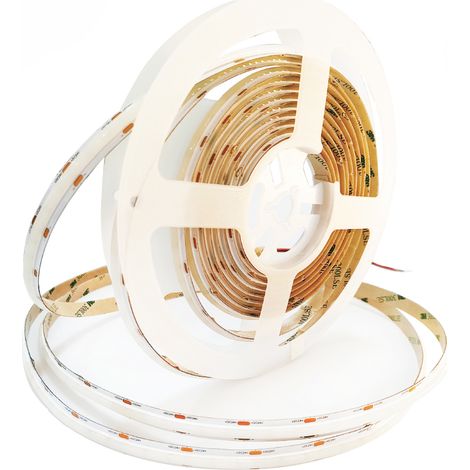 Ruban Led Sob 5M 24V 15W/M 2100Lm/M Lumière Froide 6500K Irc90 Ip20 Éclairage Linéaire Professionnel Haute Performance Luminaire Intérieur (1/4)