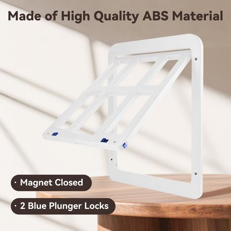 Porte pour animal domestique pour moustiquaire, chatière verrouillable pour chiens et chats, installation facile pour porte moustiquaire (1/5)