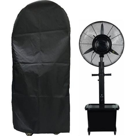 Housse de ventilateur de sol extérieur 210D - Solution peu encombrante, adaptée à la taille S 60 x 28 x 155 cm