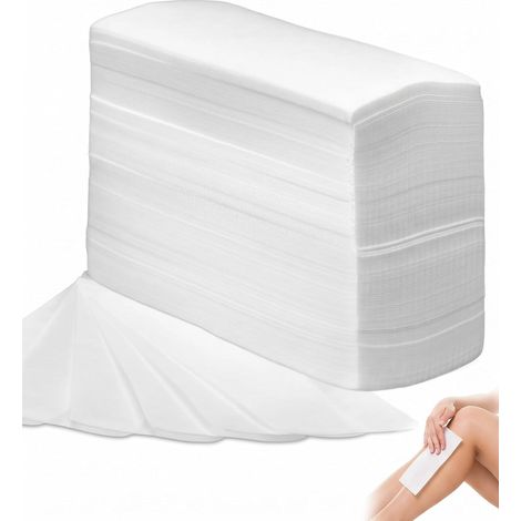 Bandes d'Épilation en Papier Non Tissé, 200 Pièces, Haute Adhérence Cire Chaude (1/5)