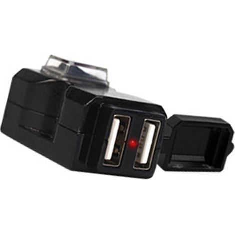 Chargeur USB pour moto, 5 V, 2 A, charge rapide, étanche, pour smartphones, tablettes et GPS, 9-90 V (1/5)