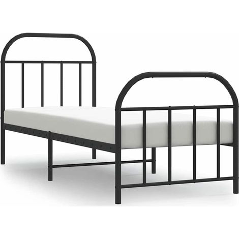 Maison Exclusive - Estructura cama sin colchón con estribo metal (1/5)