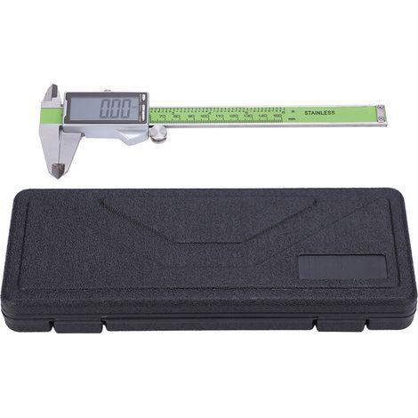 Hochpräziser digitaler Messschieber aus Edelstahl (150 mm), robustes elektronisches Lineal für genaue Messungen. (1/5)