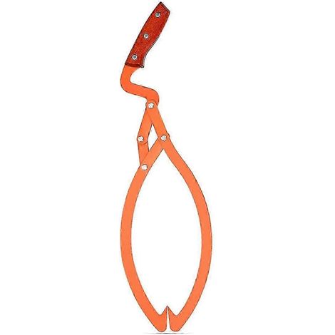 Pince à bûches de 33 cm (13 pouces), pince de levage de bûches, pince à bûches supportant jusqu'à 150 kg (330 lb), pour la manutention et le traînage (1/5)