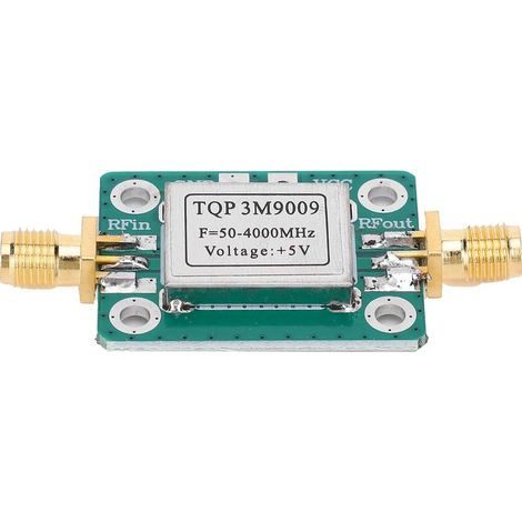 Module amplificateur à faible bruit RF large bande avec composants électroniques de bouclier TQP3M9009 (1/4)
